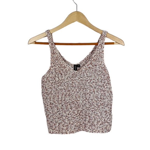 moon & madison Tops - moon & madison Knitted Cropped Tank Top
